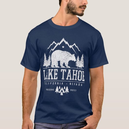 Natuur van het Beer van het meer Tahoe California T-shirt (Voorkant)