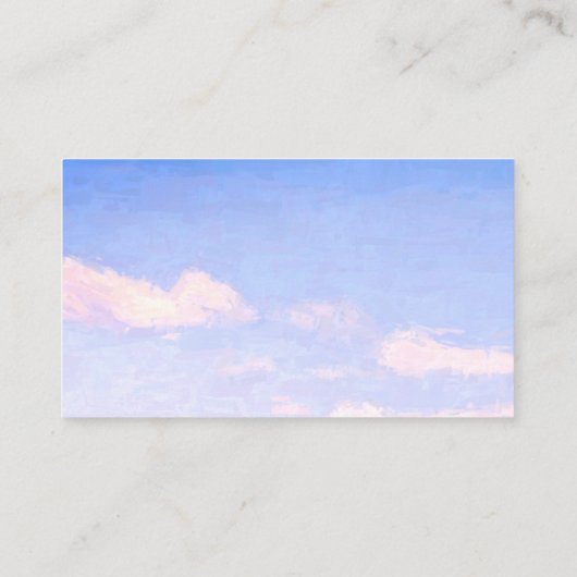 natuur van het berglandschap visitekaartje (Achterkant)