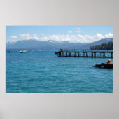 Natuur van het meer van Tahoe California Fotografi Poster (Voorkant)