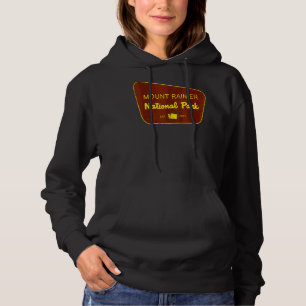 Natuur van het nationale park Rainier Washington Hoodie