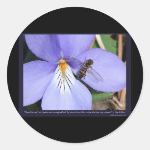 Natuur van het Tortelduifjes-voetengeweld Ronde Sticker
