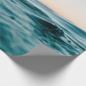 Natuur van het zee van de waterkringloop cadeaupapier (Hoek)