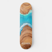 Natuur van hout en water Aangepaste persoonlijke b Skateboard (Voorkant)