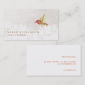 Natuur van kalkoenen visitekaartje (Voorkant / Achterkant)