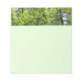 Natuur van lentemaple notitieblok (Voorkant)