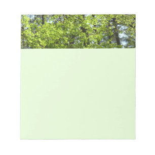 Natuur van lentemaple notitieblok