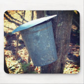Natuur van Maple Syrup Sap Bucket Muismat (Voorkant)