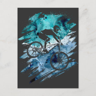  Natuur van mountainbike  Briefkaart