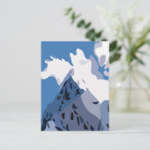 Natuur van Mountains Peaks Briefkaart (Staand voorkant)