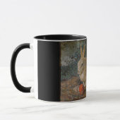 Natuur van mozaïekkonijn en paddenstoel  mok (Links)