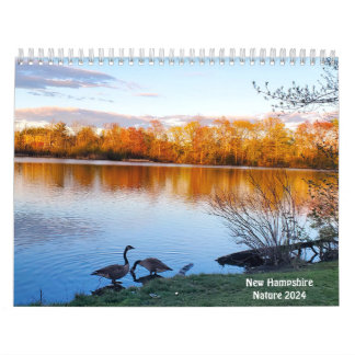 Natuur van New Hampshire 2024 Kalender