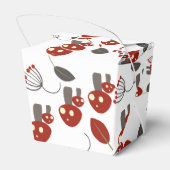 Natuur van paddenstoel Groenery Birthday Party Bedankdoosjes (Achterkant)