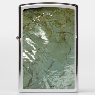 Natuur van Rock Slab met waterdekking