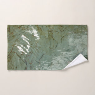 Natuur van Rock Slab met waterdekking Handdoek