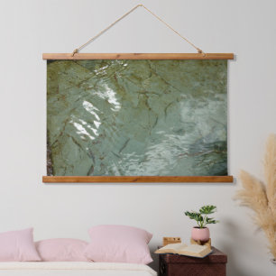 Natuur van Rock Slab met waterdekking Hangend Wandkleed