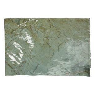 Natuur van Rock Slab met waterdekking Kussensloop