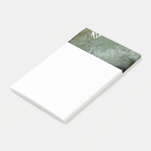 Natuur van Rock Slab met waterdekking Post-it® Notes (Schuin)