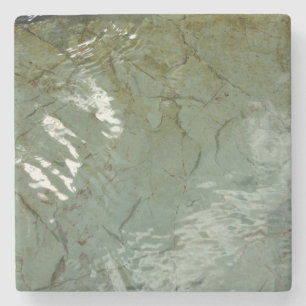 Natuur van Rock Slab met waterdekking Stenen Onderzetter