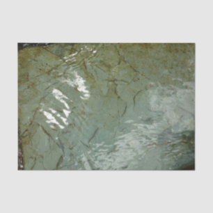 Natuur van Rock Slab met waterdekking Tissuepapier