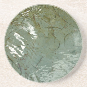 Natuur van Rock Slab met waterdekking Zandsteen Onderzetter