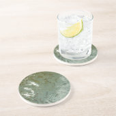 Natuur van Rock Slab met waterdekking Zandsteen Onderzetter (Zijkant)