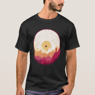 Natuur van Vinyl Forest Silhouette T-shirt