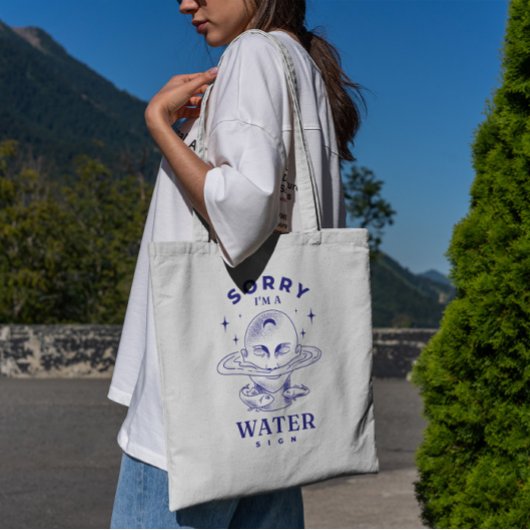 Natuur van waterkraag Zodiac Canvas tas