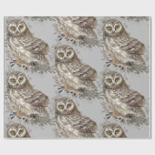 Natuur van zwarte en witte Waterverf Cadeaupapier (Vlak)