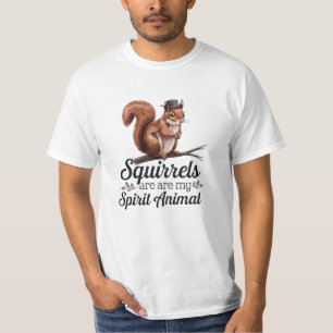 Natuur vieren met Squirrel Art T-shirt