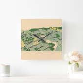 Natuur Vierkante Klok (Huis)