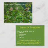 Natuur visitekaartje (Voorkant / Achterkant)