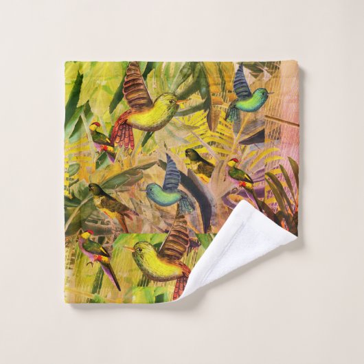 Natuur Vogel Wildlife Scene Bad Handdoek (Wasdoekje)