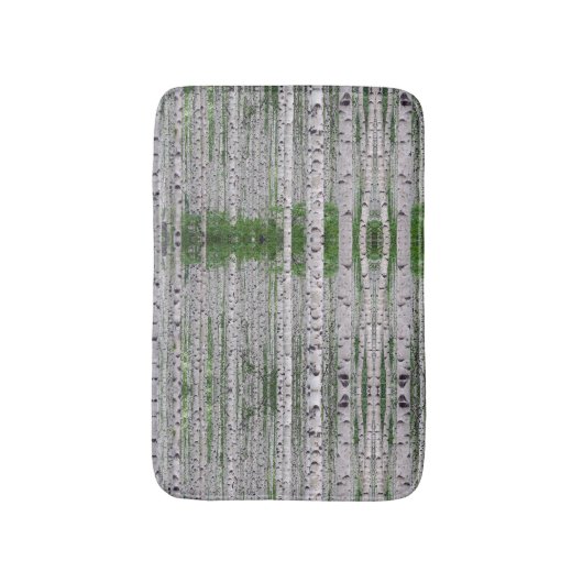 Natuur vogelbomen badmat (Voorkant Verticaal)