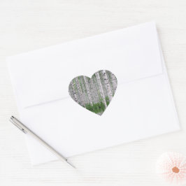 Natuur vogelbomen hart sticker