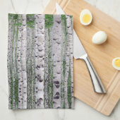 Natuur vogelbomen theedoek (Quarter Fold)