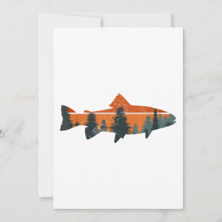 Natuur voor forelvisserij buitenvisserij kaart