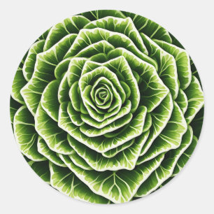 Natuur voor het mengen van geometrisch slapatroon ronde sticker