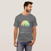 Natuur voor Sunset Design van Whidbey Island T-shirt (Voorkant volledig)