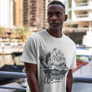 Natuur voor vliegende eagle-vogelpest t-shirt