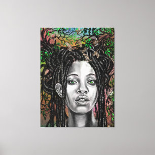 Natuur Vrouw Canvas Print