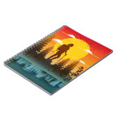 Natuur vrouwen wandelen zonsondergang notitieboek (Linkerzijde)