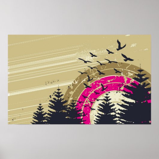 Natuur Walk Poster (Voorkant)