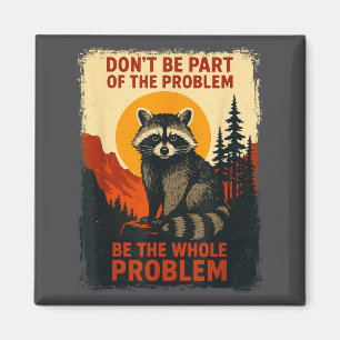Natuur Wasbeer Sarcasme Wilde Natuur Buiten Meme Magneet