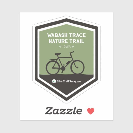 Natuur wasspoor sticker (Vel)