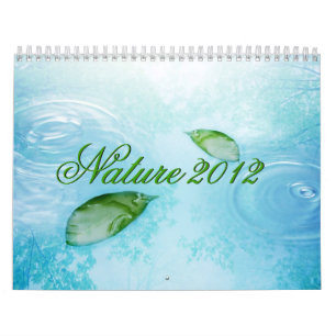 Natuur, Waterhemel en bladeren 2012 Kalender