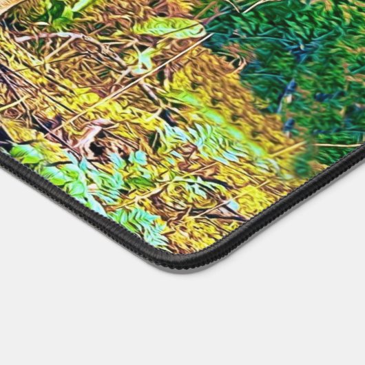 Natuur Waterverf Mooie Herten Bureaumat (Hoek)