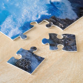 Natuur Wave Pool op Kreta Puzzle Legpuzzel (Zijkant)