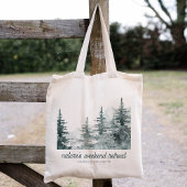 Natuur Weekend Retreat Bos Bruiloft Tote Bag