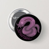 Natuur WEIRD: Hagfish Ronde Button 5,7 Cm (Voorkant /achterkant)