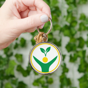 Natuur & Wellness Symbool Sleutelhanger